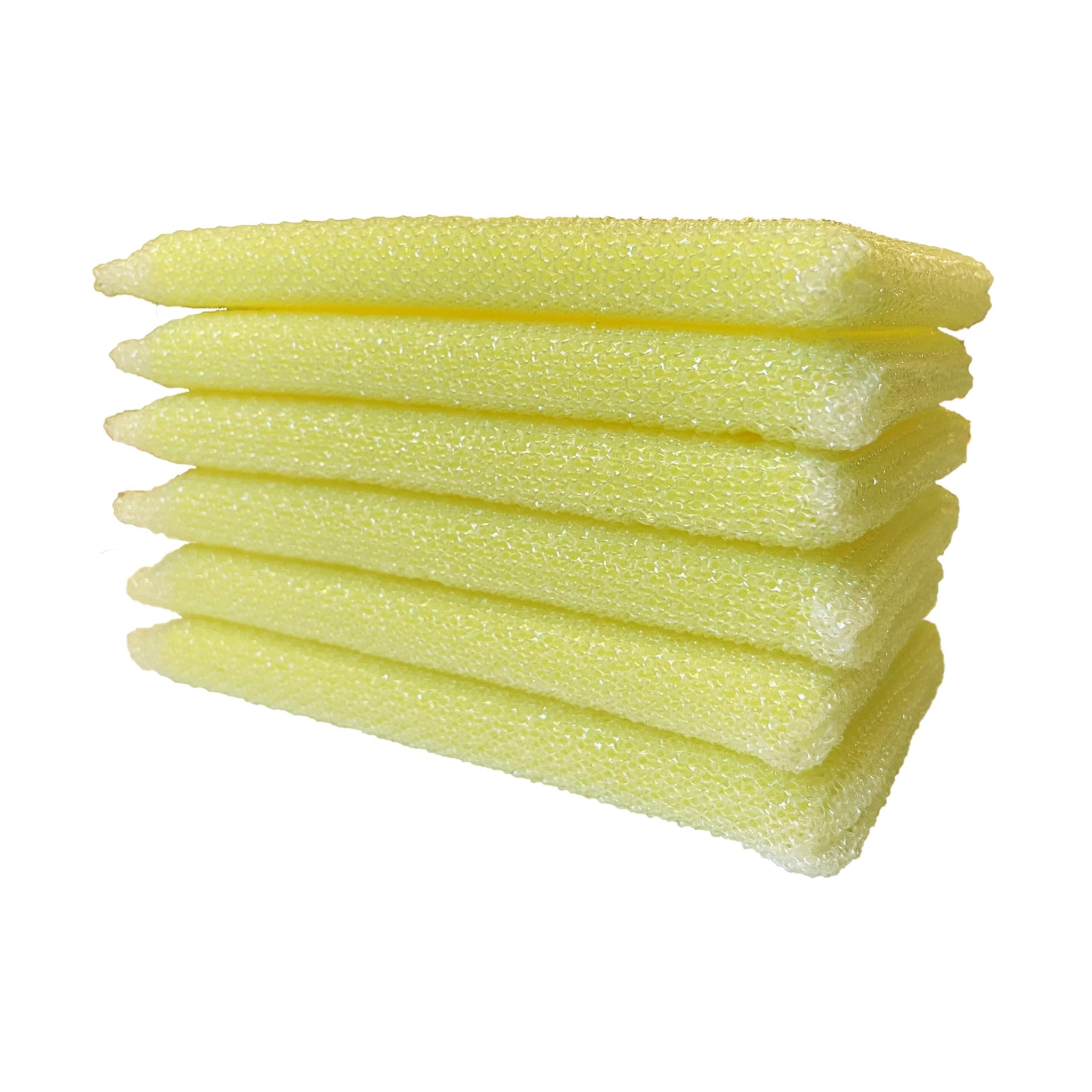 Elite PRO All Purpose Cleaning Pad, 6 Pack, Non Scratch, Dish Sponge, Scrubber, Made in USA. Large Thin Sponge for Kitchen and Household Use. Flexible