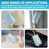 FURCIELOS Disposable Microfiber Feather Duster Refills, Multi-Surface Duster Compatible with Swiffer Dusters Handle, 60 Count, Unscented