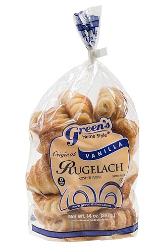 Green's Bakery Kosher Vanilla Rugelach Pastry - 14 oz.
