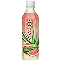 Vivaloe Watermelon Flavor Aloe Beverage All Natural Aloe Juice, 16.9 fl. oz./500 mL, 12 Count