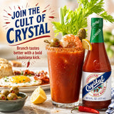 Crystal Hot Sauce & Extra Hot Sauce Combo 6 oz - One of Each, One Original and One Extra Hot Louisiana Cayenne Pepper Sauce, Bold Flavor and Fiery