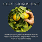 Rishi Tea Earl Grey Tea - Organic Loose Leaf Pure Black Tea with Bergamot Oil, Energizing & Caffeinated - 16 Ounces, 50+ Servings