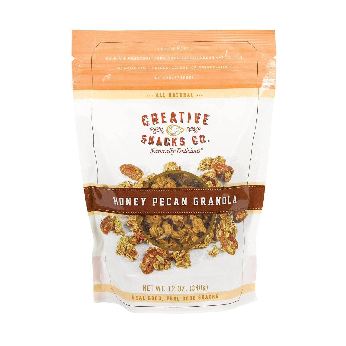 Creative Snacks Granola, Honey Pecan, 12.oz ( 6 Pack )6