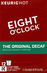 Eight O'Clock Coffee The Original Decaf Keurig K-Cups Coffee, 12 Count