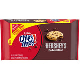 CHIPS AHOY! Chewy Hershey's Fudge Filled Soft Chocolate Chip Cookies, Family Size, 14.85 oz