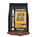 Vertical Grind Open Road - Arabica Ground Coffee Medium Roast, Small-Batch Roasted, Bold Smooth Flavor, Hints of Hazelnut & Chocolate
