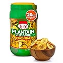 LULU Plantain Chip Coins - Original Flavor, 20 oz Jar - Crunchy Plantain Slices - No Artificial Colors or Preservatives - Ready-to-Eat Snack