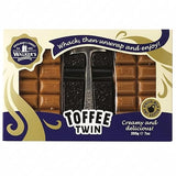 Walkers Nonsuch Twin Toffee Hammer Pack, 7 oz (200g) - Original Creamy English Hard Toffee Candy Bars with Hammer, Traditional British Sweets Novelty