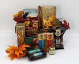 Gift Basket Village Gobble Til You Wobble Gourmet Basket: Assorted Cheeses, Cookies, Sausages, Nuts & More, Perfect for Any Occasion, Handcrafted in