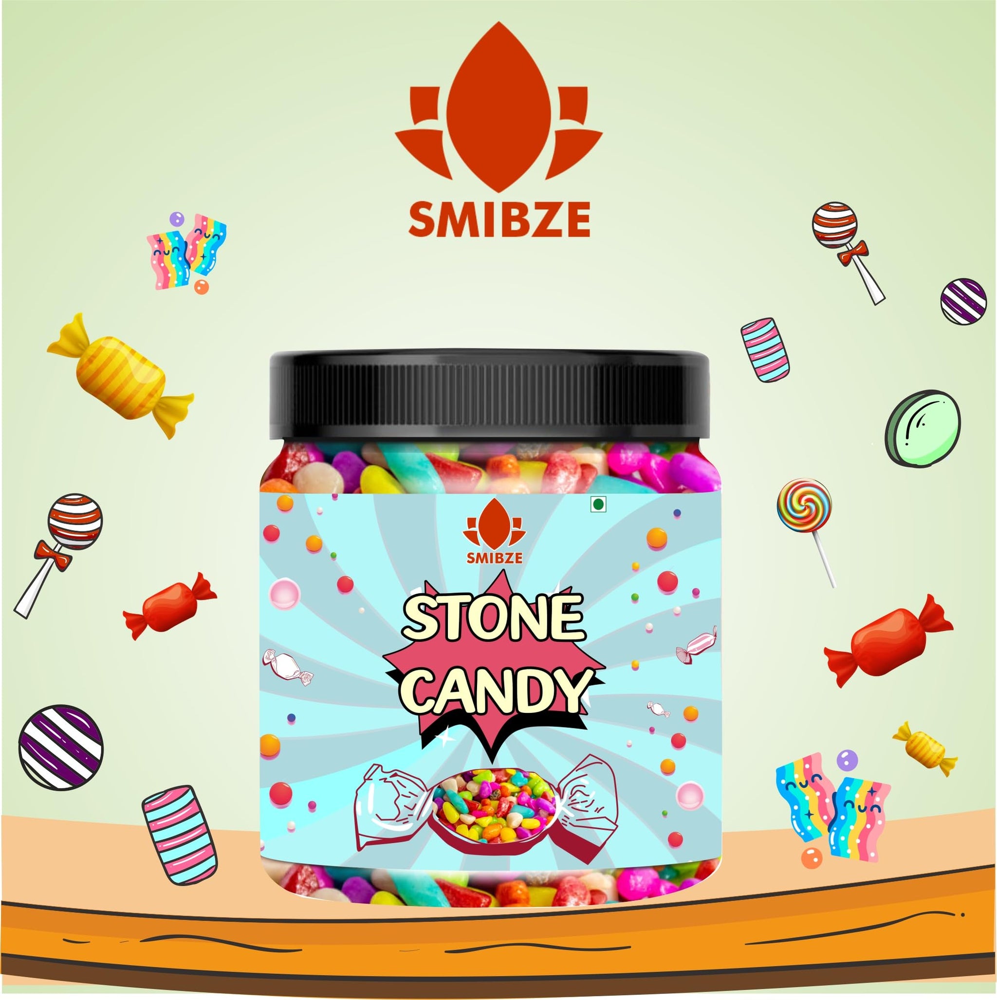 SMIBZE Natural Stone Candy 100 GM (Pack of 1) SMIBZE