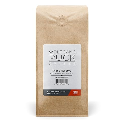 Wolfgang Puck Coffee, Chef's Reserve, Ground Coffee, 1-Pound, (Pack of 3) (014661)