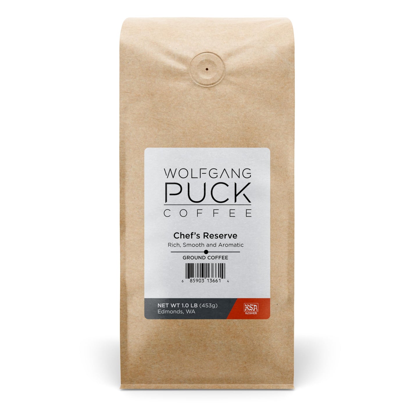 Wolfgang Puck Coffee Chef's Reserve Ground, 16 Ounce