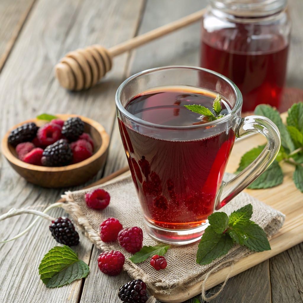 Taylors of Harrogate Blackberry & Raspberry, Herbal Tea, Individually Wrapped Bags, 20 Count (Pack of 1), Sweet, Tart & Tangy, Caffeine-Free, Enjoy