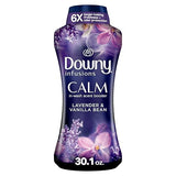 Downy Calm In-Wash Laundry Scent Booster Beads, Soothing Lavender and Vanilla Bean scent, 30.1 OZ, laundry scent beads, Long-lasting Freshness