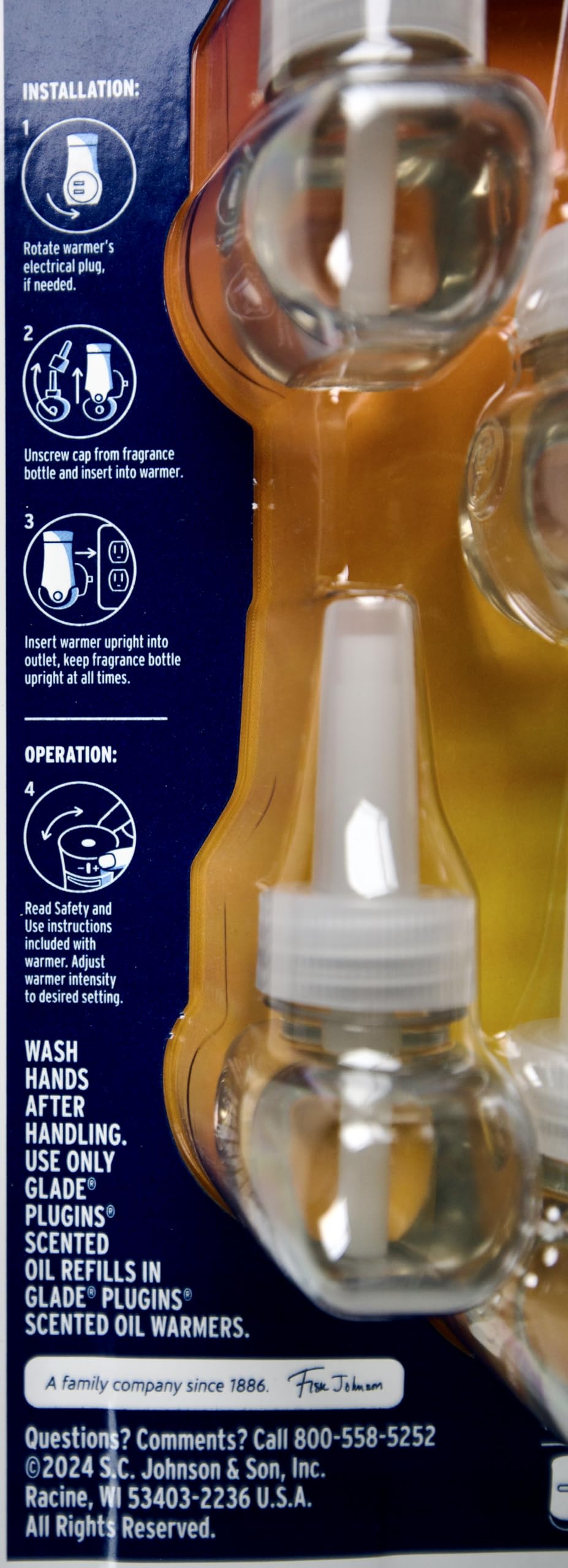 Glade PlugIns Hawaiian Breeze Scented Oil - 9 Refills + 1 Warmer