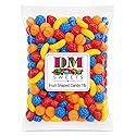 Fruit Shaped Hard Crunchy Candy - 1 lb Bulk Bag Banana Strawberry Peach Blueberry Assorted Chewy Sweet Mix. Great for Vending Machines