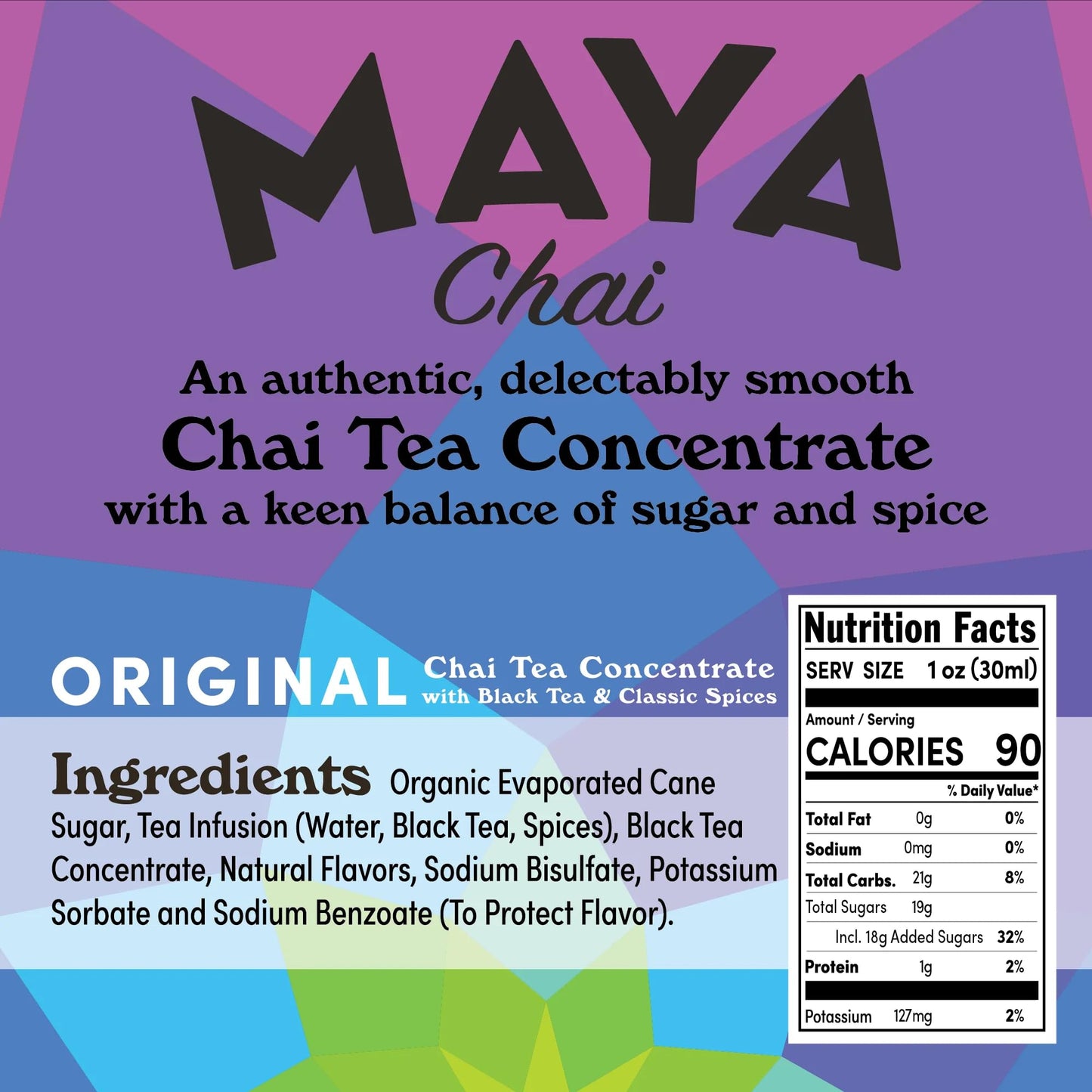 Maya Chai Tea Concentrate, Heritage Recipe, Original, 6 Fluid Ounce