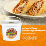 Golden Harvest Chicken Shawarma Spices | 5 lbs (2.26kg) Bulk Bucket | Authentic Middle Eastern Seasoning | Halal All-Natural Spice Blend