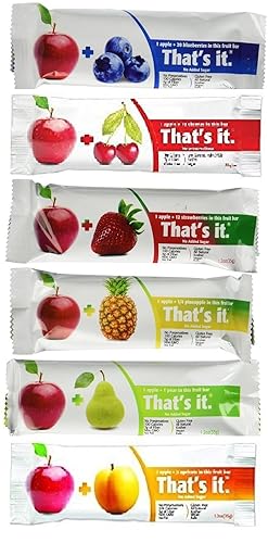 That's It Fruit Bars, 6 Flavors Variety Pack (Pack of 48)