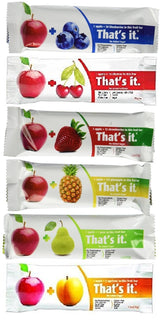 That's It Fruit Bars, 6 Flavors Variety Pack (Pack of 48)