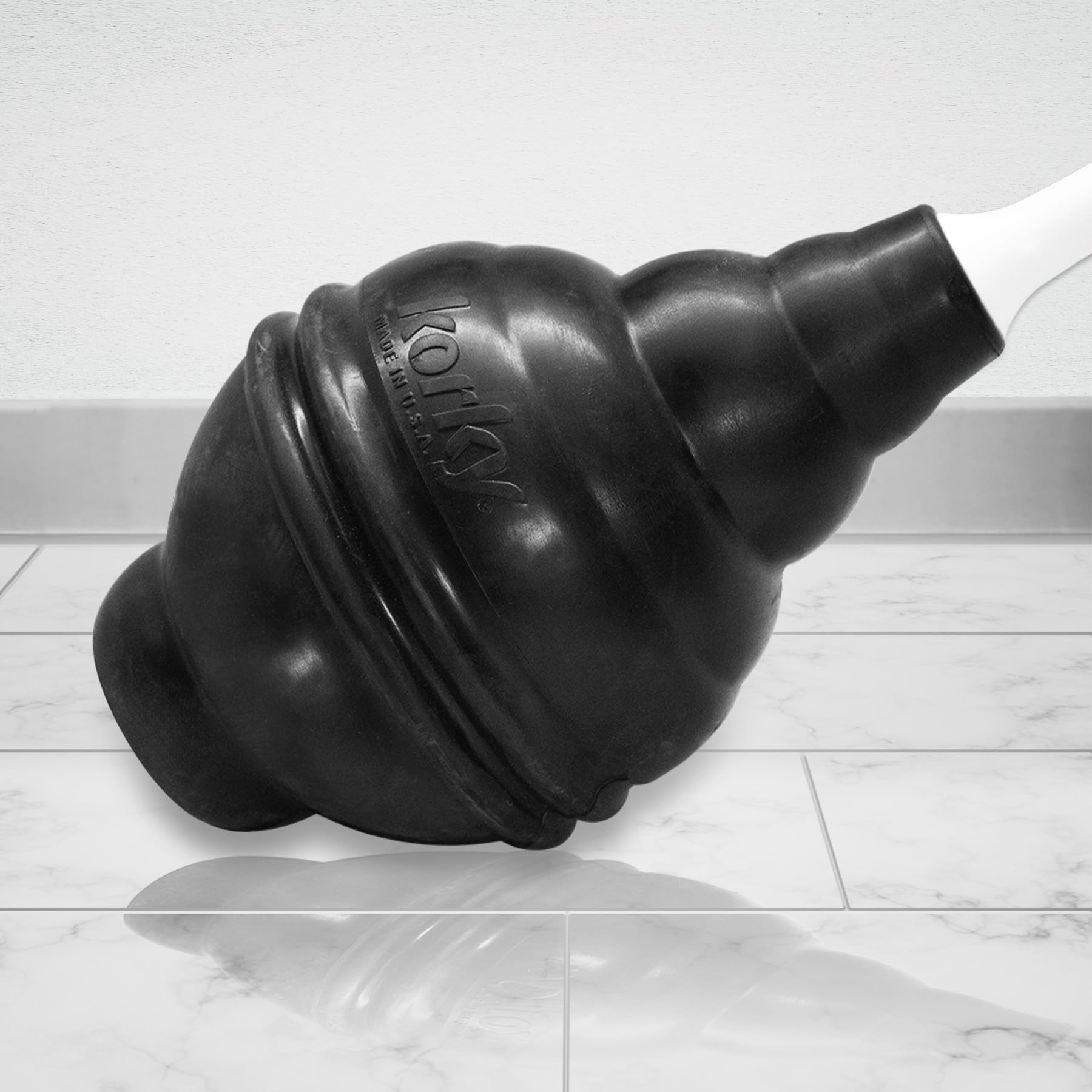 Korky BeehiveMAX Heavy Duty Toilet Plunger - Seals All Bowl Shapes - Powerful Clog Removal