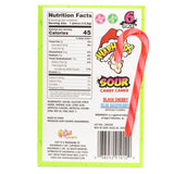 Sweetzo - Sour Christmas Candy Canes, Black Cherry and Blue Raspberry Flavored Treats, Holiday Party Favors, 2.64 Ounces Each (Pack of 4)