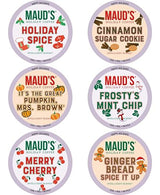 Maud's Holiday Blend Coffee Pods Variety Pack, 42 ct, 6 Assorted Flavors, Medium Roast Coffee in Single Serve Pods - 100% Arabica Coffee, Compatible