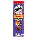 Pringles Potato Crisps, Lunch Snacks, On-the-Go Snack, Enchilada Adobada, 5.5oz Can (1 Can)