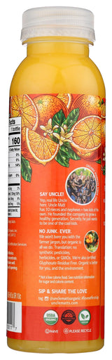Uncle Matt's, Organic Pulp Free Orange Juice, 12 oz