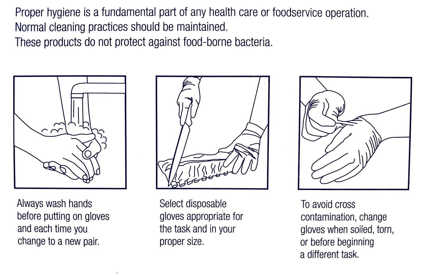 Powder-Free Nitrile Utility Gloves. 100 Gloves (Black, L)