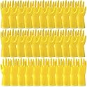 Bgtecho 36 Pairs Rubber Dishwashing Gloves, Reusable Household Cleaning Gloves, Long Kitchen Glove for Washing Dishes, Non Slip Rubber Cleaning Glove