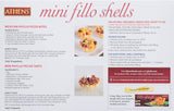 Athens Foods Mini Fillo Dough Shells 15 Per Box (6 Boxes)