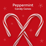 Bulk Peppermint Candy Canes 96 Count Box - Individually Wrapped Classic Red & White Holiday Candy Canes - Refreshing Mint Flavor Christmas Candy