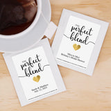 Best Day Ever Spot Tea Party Favors, Gold Heart Personalized Tea Bags, Bridal Shower Tea Bag Favors, Tea Wedding Favor, Tea Favors, Bridal Shower