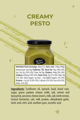Perfect Choice Creamy Pesto Sauce 3-Pack - Creamy Gourmet Italian Pesto with Real Basil, Cheese & Garlic, Ready-to-Use Pasta Sauce & Spread, Smooth