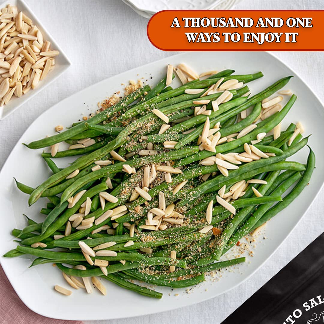 Presto Sales Almonds "FRESH 2024 crop year" Slivered Raw, 16 oz | All Natural Blanched Almonds | High Protein, Keto | perfect low-cholesterol