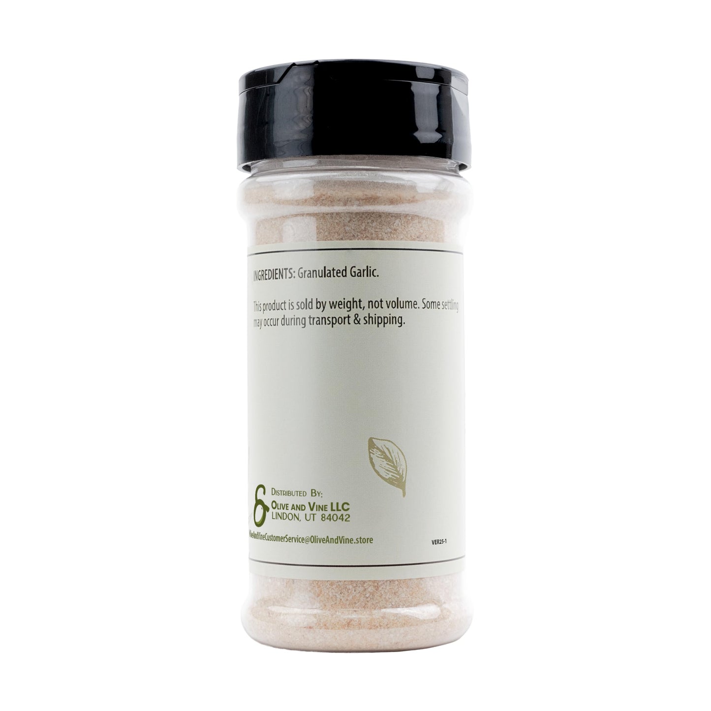 Olive & Vine Granulated Garlic, Savory & Aromatic, Seasoning for Pasta, Roasted Vegetables, Grilled Meats, Rich Tradition, Authentic Taste, For Global