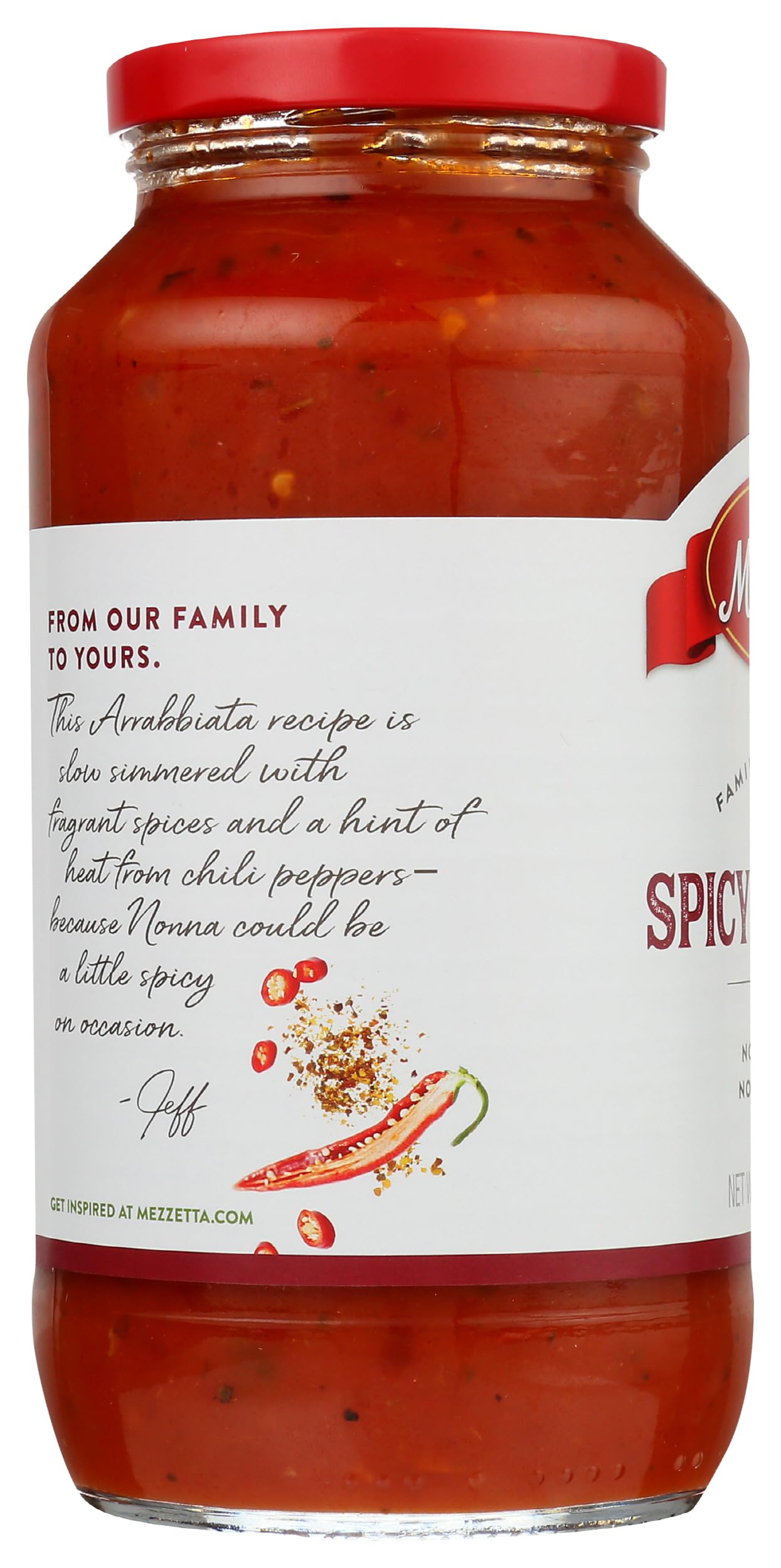 Mezzetta, Sauce Pasta Marinara Spicy, 25 Ounce