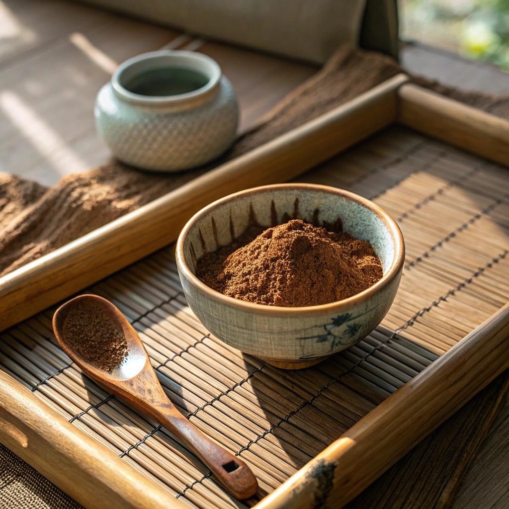 One With Tea Organic Hojicha Powder, Roasted Japanese Green Tea Powder, Stone Ground, Low Caffeine, Smooth & Toasty Flavor, Made in Japan, 1 oz (30g)
