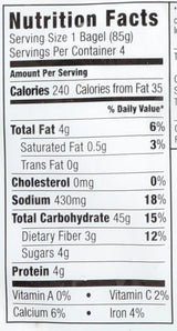 Canyon Bakehouse Everything Bagel, Gluten-Free , 14 oz