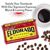 Eldorado Coffee Roasters Finely Ground Dark Roast Espresso Brick, 12 Pack - 9oz Bricks