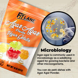Agar Agar Powder 16 oz - Vegan (Vegetarian) Gelatin - Non GMO, Gluten Free and Nutrient Rich - Substitute for Beef Mix - Unflavored.