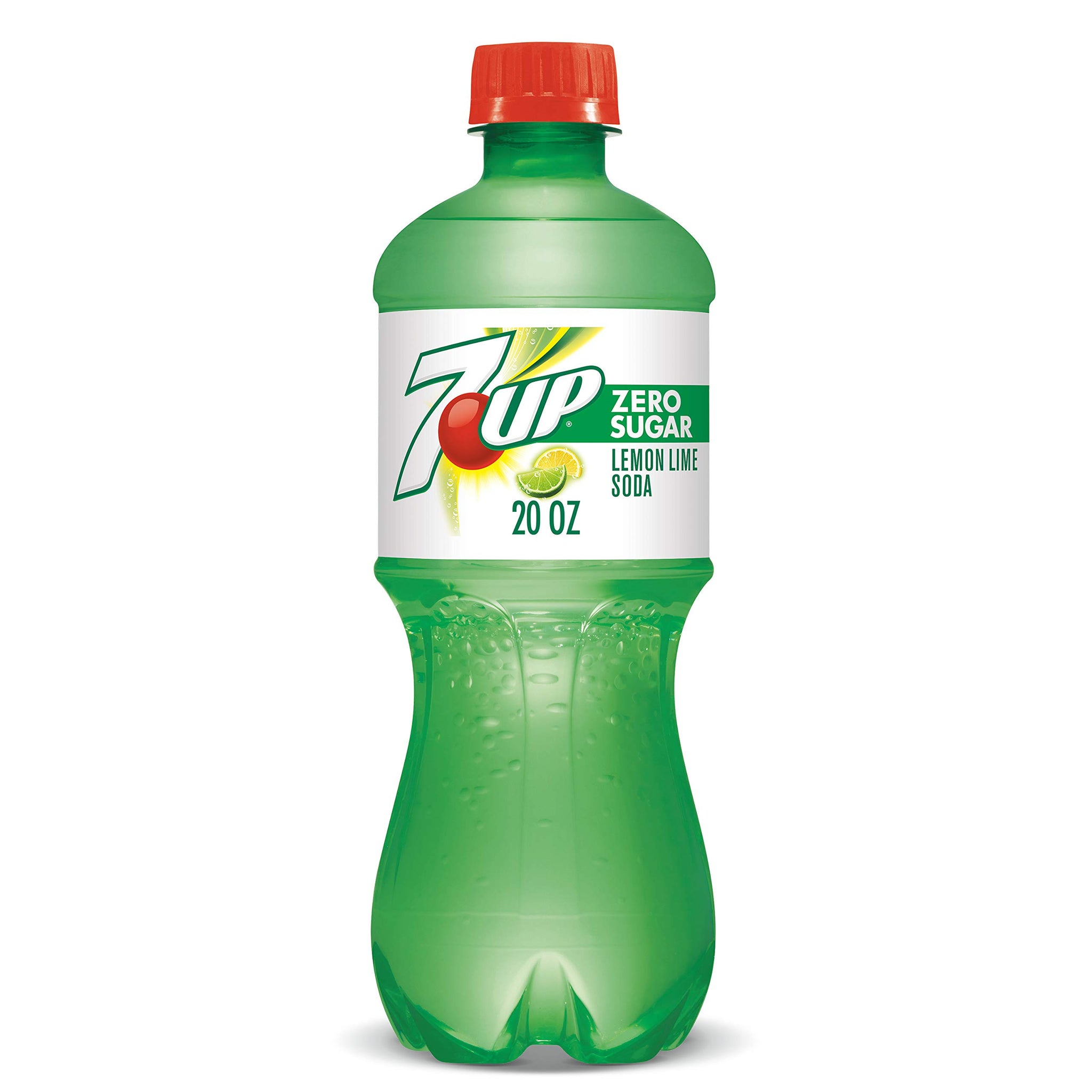 7up Zero (Diet) 20oz Soda Bottles, Pack of 16 (Total of 320 FL OZ)