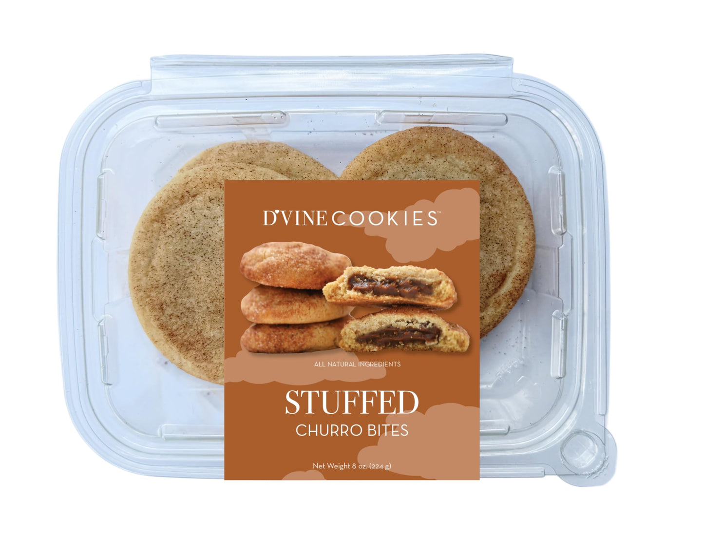 Stuffed Cookie Bites (Stuffed Churro Cookie Bites)