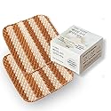 [Made in Korea] Morning Blooming Premium Kitchen Bundle - 2 Pack Natural Corn Mesh Sponges & 1 Baking Soda Dish Soap Bar, Gentle for Skin & Strong