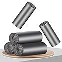 Small Trash Bag, 2 to 2.6 Gallon / 10 Liter Dark Gray Garbage Bags, 300 Count