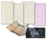 Christmas Oplatki Glory in Excelsis Deo White and Pink Traditional Oplatki Christmas Wafers Set with Prayer and Explanation Pamphlet