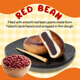 Hokkaido Anpan Variety Pack by Aki Foods Japan - Authentic Japanese Sweets | Asian Bread, Dessert, Snack | Red Bean, Black Sesame, Matcha, Pumpkin