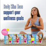 Uncle Lee’s Body Slim Dieters Tea, Detox & Slimming Tea, Senna, Bitter Orange, Cinnamon Flavor & Chicory Root, Natural Laxative, Caffeine-Free Herbal
