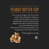 Funky Chunky Peanut Butter Cup 19 oz Jumbo Bag of Gourmet Chocolate Popcorn